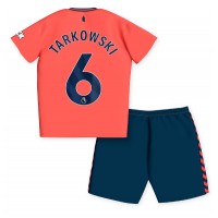 Everton James Tarkowski #6 Bortaställ Barn 2023-24 Korta ärmar (+ Korta byxor)